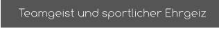 Teamgeist und sportlicher Ehrgeiz